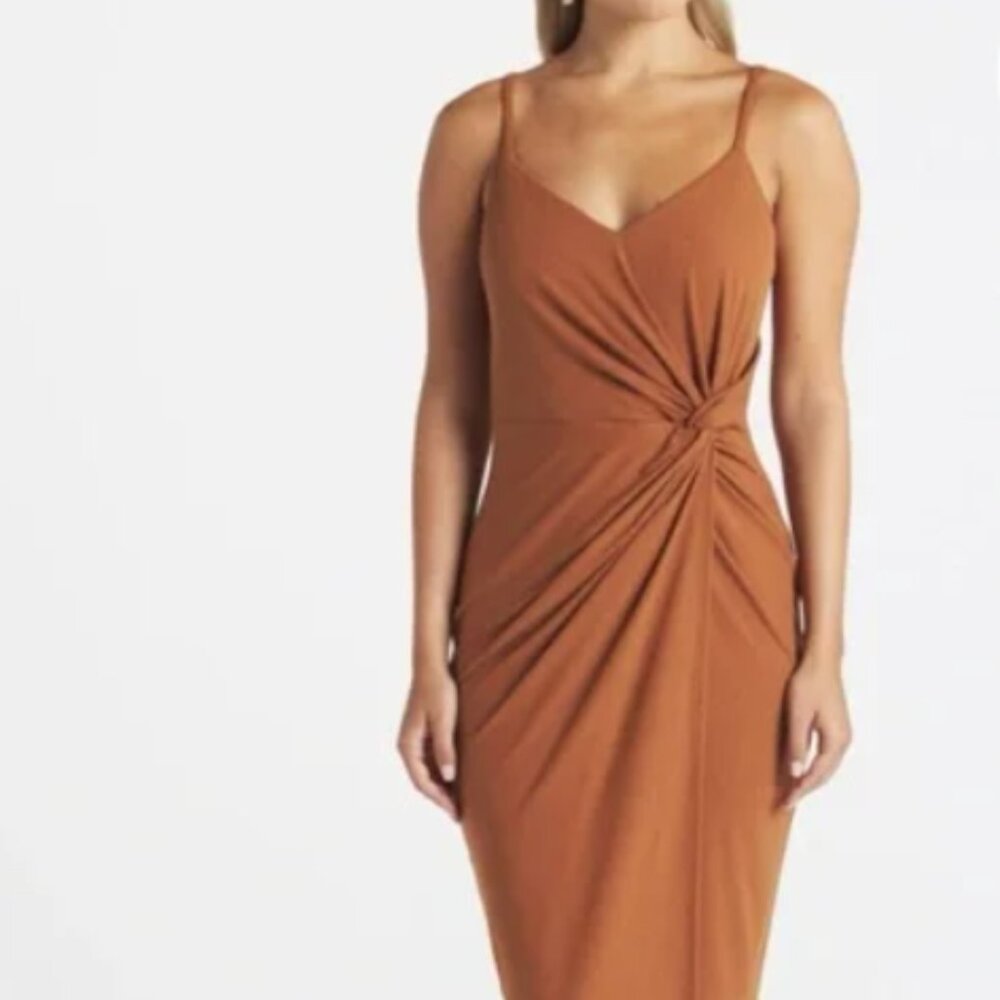 Nine Britton Vivienne Knit Fitted Midi Dress